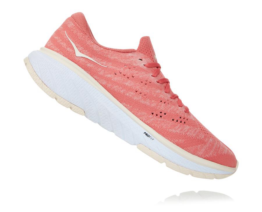 Zapatos Para Caminar Hoka One One Mujer Naranjas/Blancos - Cavu 3 - RSMF71596